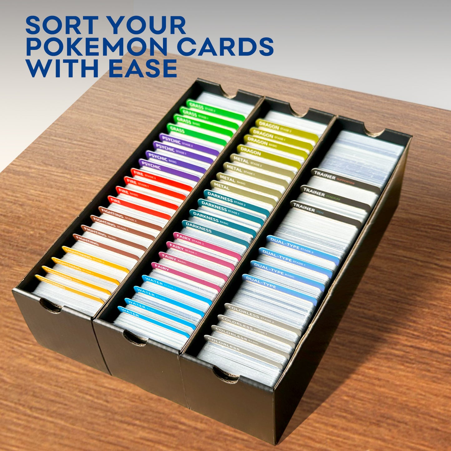 Pokemon Card Sorting Dividers for Evolution Stages