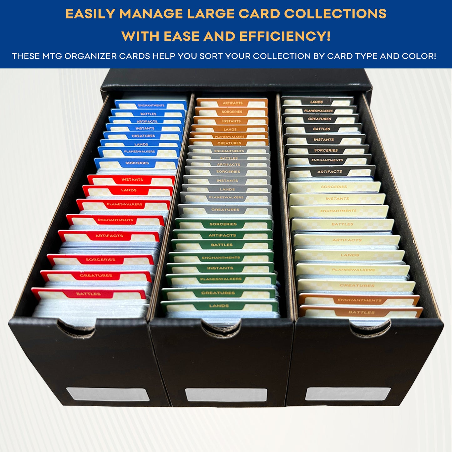 MTG Card Dividers for Storage Boxes
