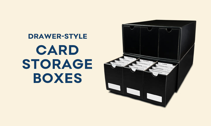 Drawer-style Card Storage Boxes