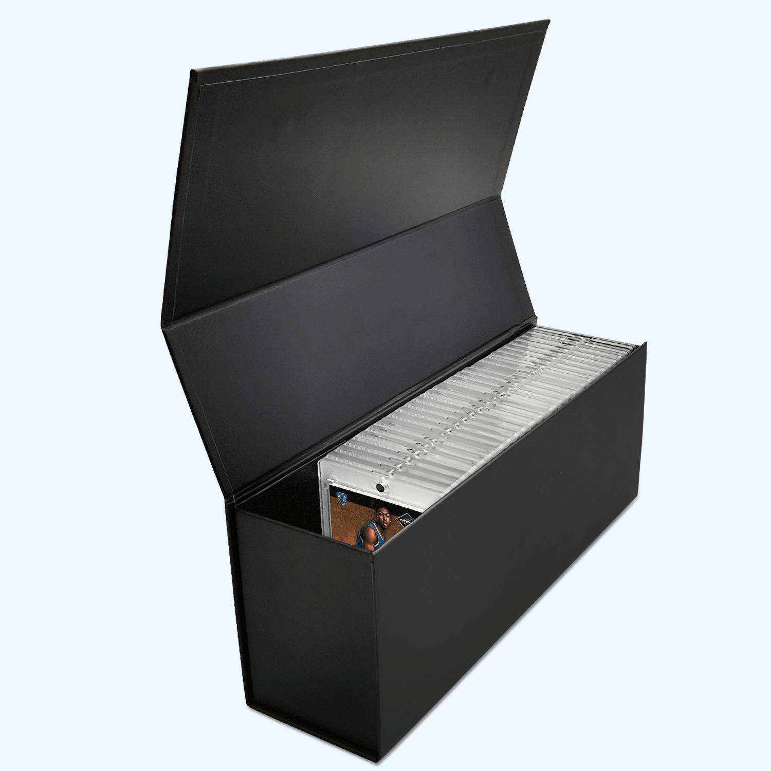 magnetic card holder storage box