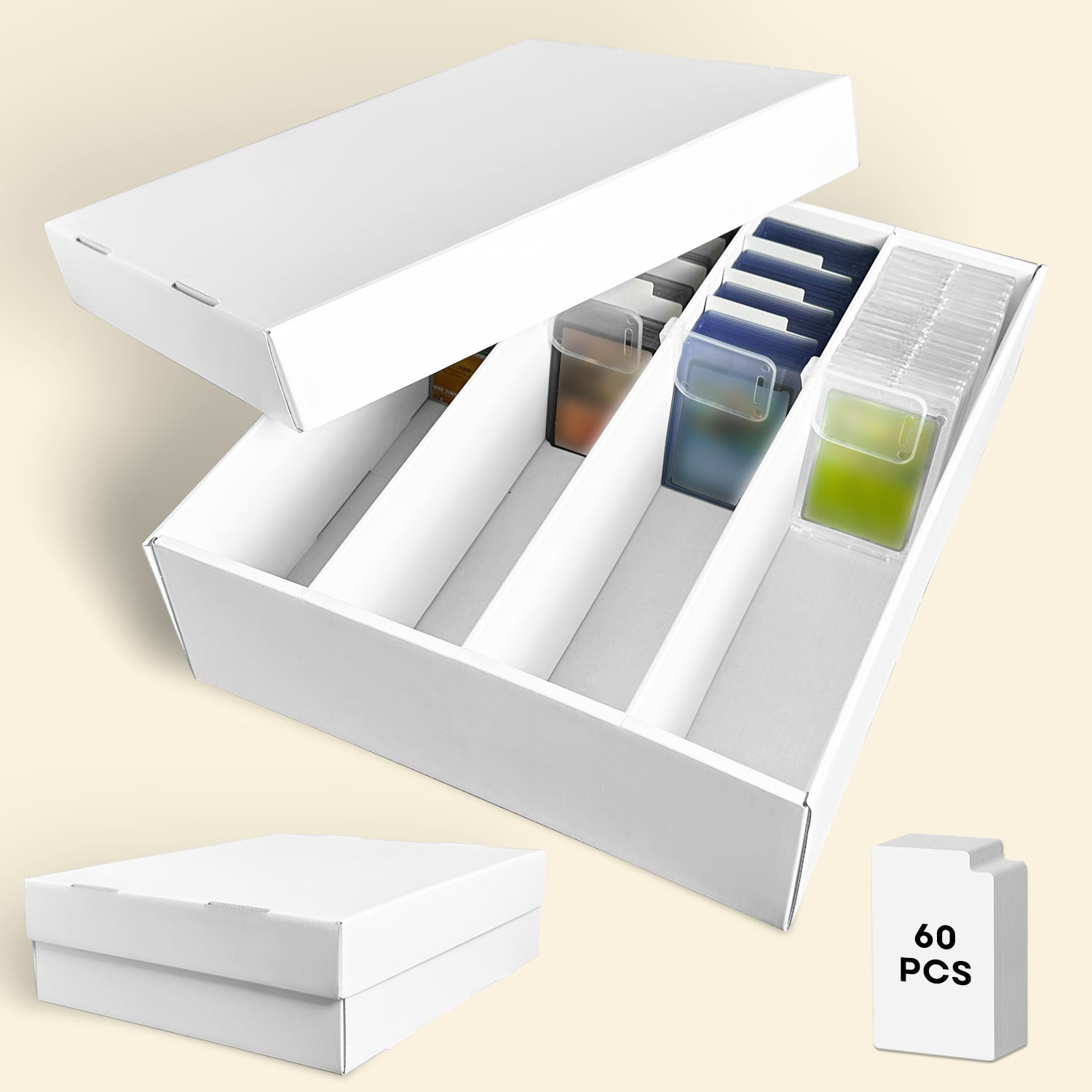 4-Row Trading Card Storage Box – Fageverld