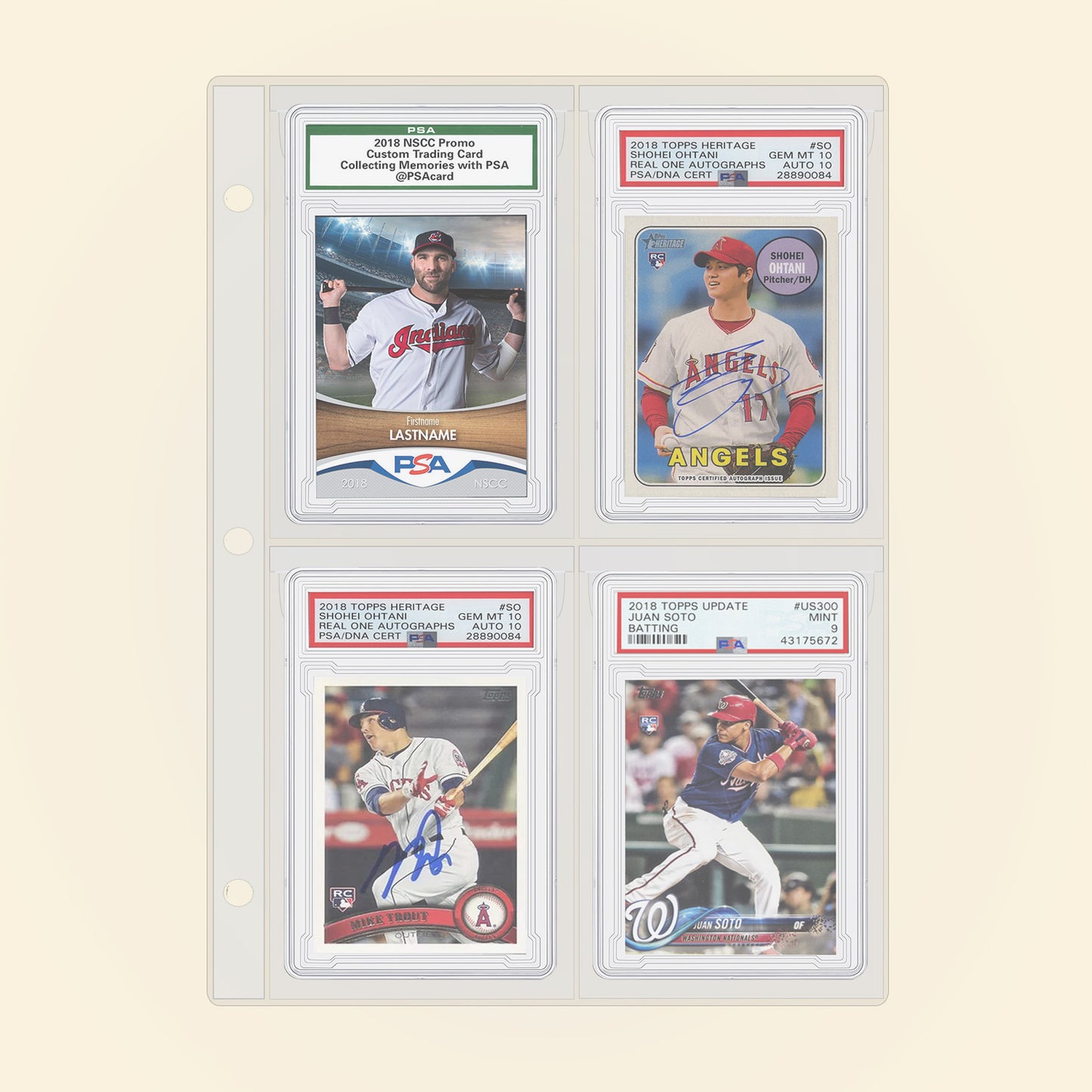 Graded Card Slab Binder Pages