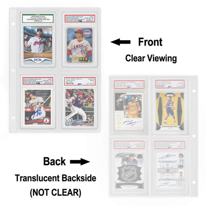 Graded Card Slab Binder Pages