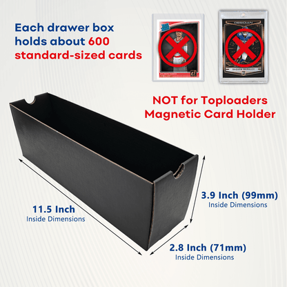 Drawer-type Storage Box for MTG Cards